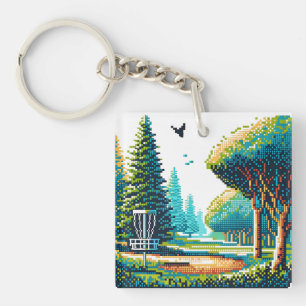 Disk Golf Pixel Art