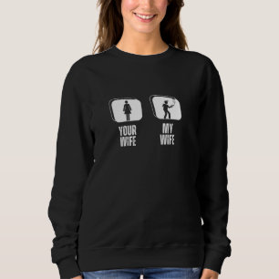 Disk Golf Player din fru Min fru Proud Make D T Shirt