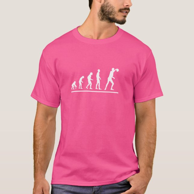 Disk Golf Player Evolution Funny Disk Golf T Shirt (Framsida)
