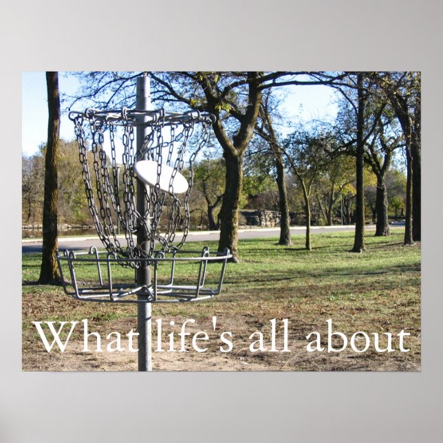 Disk Golf Poster (Framsidan)