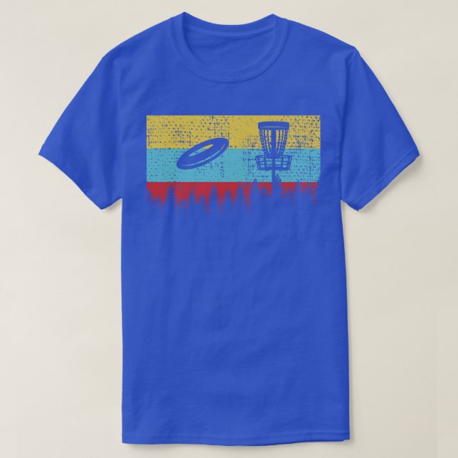 Disk Golf Retro 1 T Shirt (Design framsida)