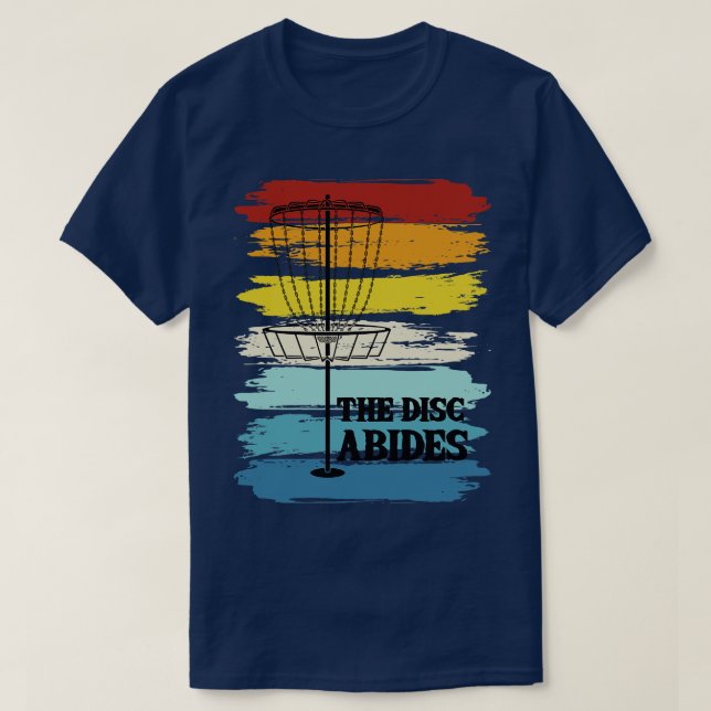 Disk Golf Retro 7 T Shirt (Design framsida)