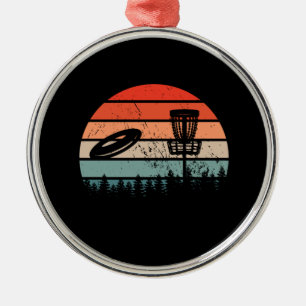Disk Golf Retro Julgransprydnad Metall