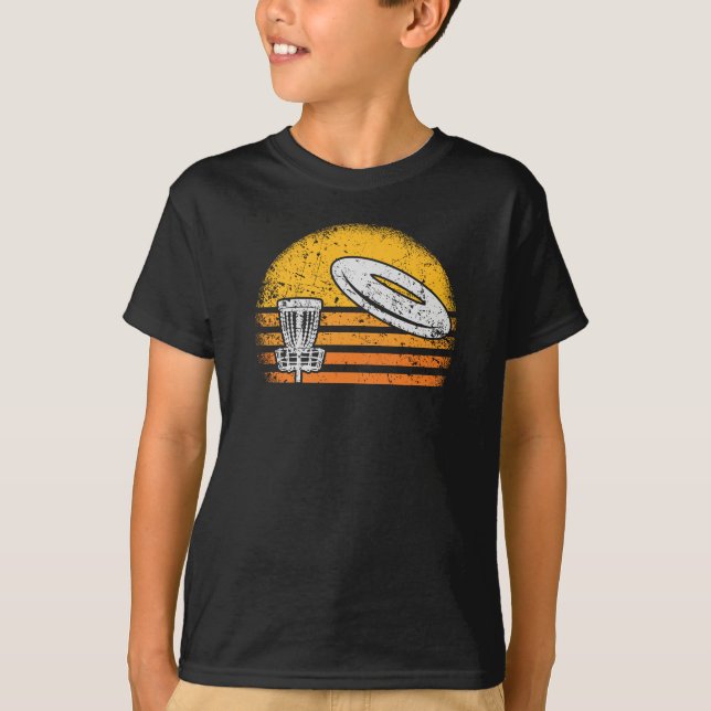 Disk Golf Retro T Shirt (Framsida)