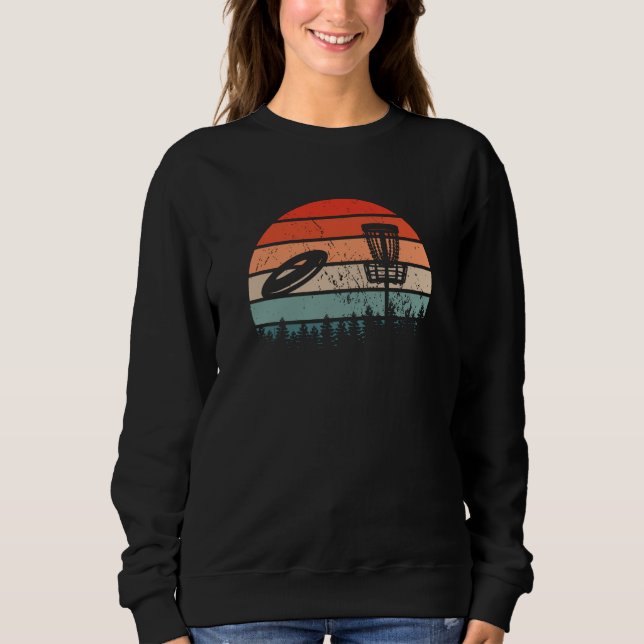 Disk Golf Retro T Shirt (Framsida)