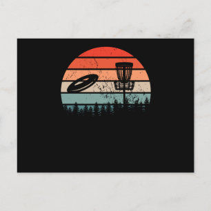Disk Golf Retro Vykort