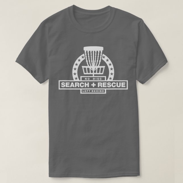 Disk Golf Search and Rädding Disk Golf Gift Funny  T Shirt (Design framsida)