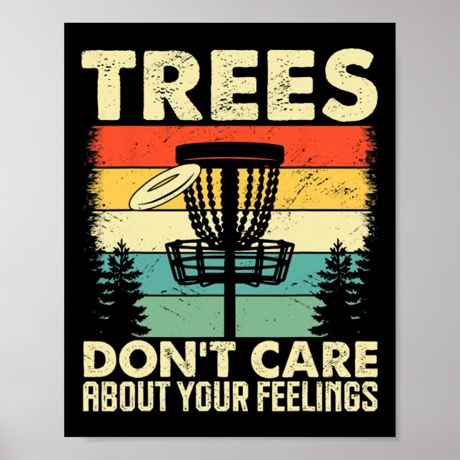 Disk Golf Shirt För manar Pappa-skiva Golf Player- Poster (Framsidan)