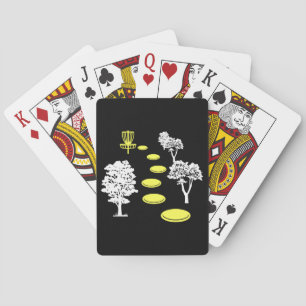 Disk Golf Skogen Disk Golfer Gift Casinokort