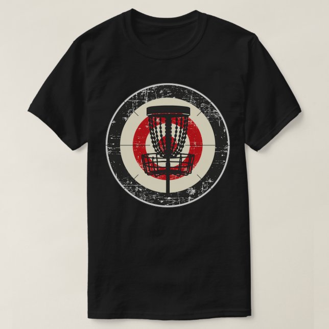 Disk Golf Sniper T Shirt (Design framsida)