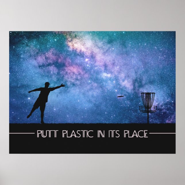 Disk Golf Stars Poster (Framsidan)