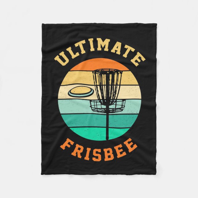 Disk Golf Ultimate Frisbee Fleecefilt (Framsidan)