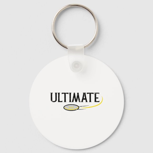 Disk Golf Ultimate Frisbee Frolf Sport Player Mana Nyckelring (Framsida)
