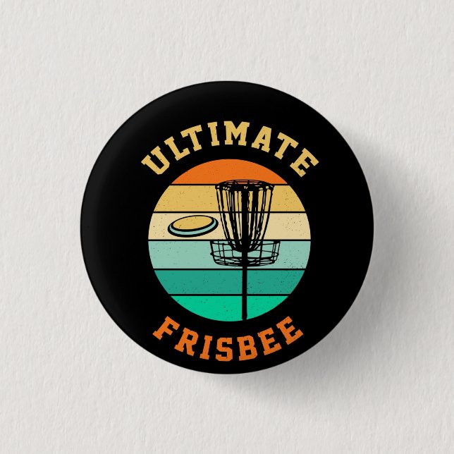Disk Golf Ultimate Frisbee Knapp (Framsida)
