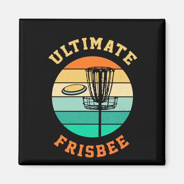 Disk Golf Ultimate Frisbee Magnet (Framsidan)