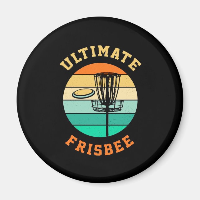 Disk Golf Ultimate Frisbee Magnet (Framsidan)