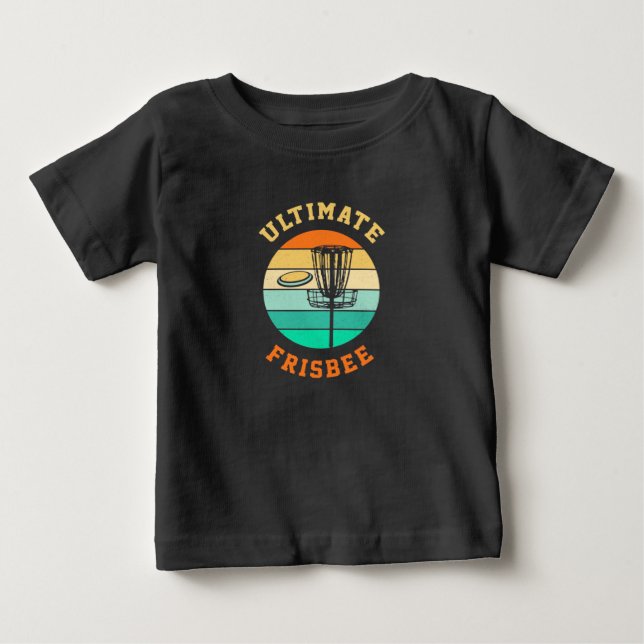 Disk Golf Ultimate Frisbee T Shirt (Framsida)