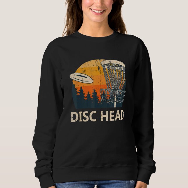 Disk Head Disk Golf Sports Golfer Sport Player T Shirt (Framsida)