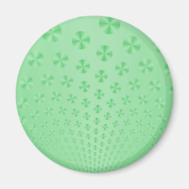 Diskar på Mint Grönt Magnet (Framsidan)