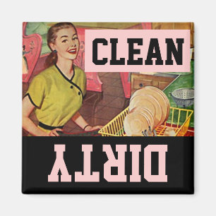Diskare för Homemaker för magnetvintage Retro Magnet