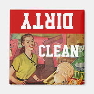 Diskare för Homemaker för magnetvintage Retro Magnet
