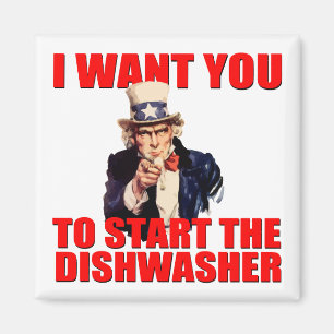 Diskaremagnet för Uncle Sam Magnet