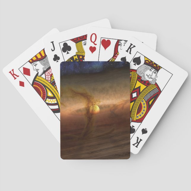 Disker för cirklingstenar för planteringsmaterial. casinokort (Baksidan)