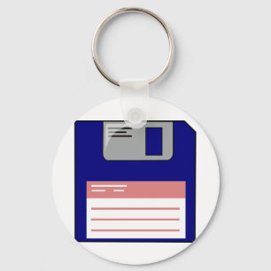 Diskett Keychain Nyckelring