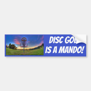 DiskettGolf är en Mando! Klistermärke
