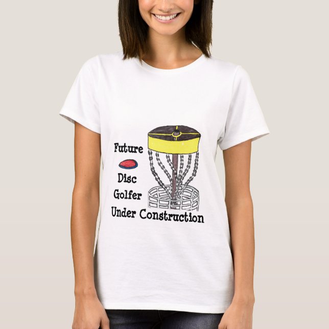 DiskettGolf under konstruktionsmoderskapskjortan Tee Shirt (Framsida)