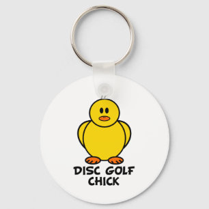 DiskettGolfchick Nyckelring