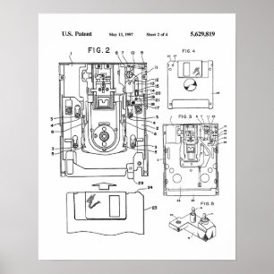 Diskettpatent Poster