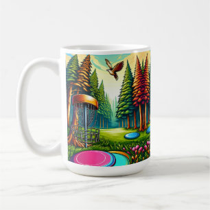 Diskgolf och Eagle tema Kaffemugg