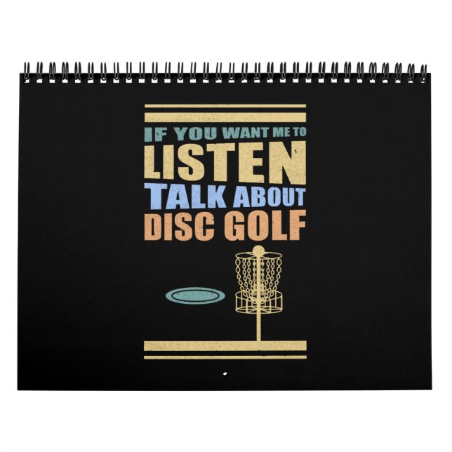 DiskGolfer pratar om Golf Disk Golfing Kalender (Omslag)