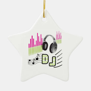 DISKJOCKEY JULGRANSPRYDNAD KERAMIK