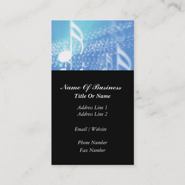 Diskjockeyvisitkort Visitkort (Framsida)