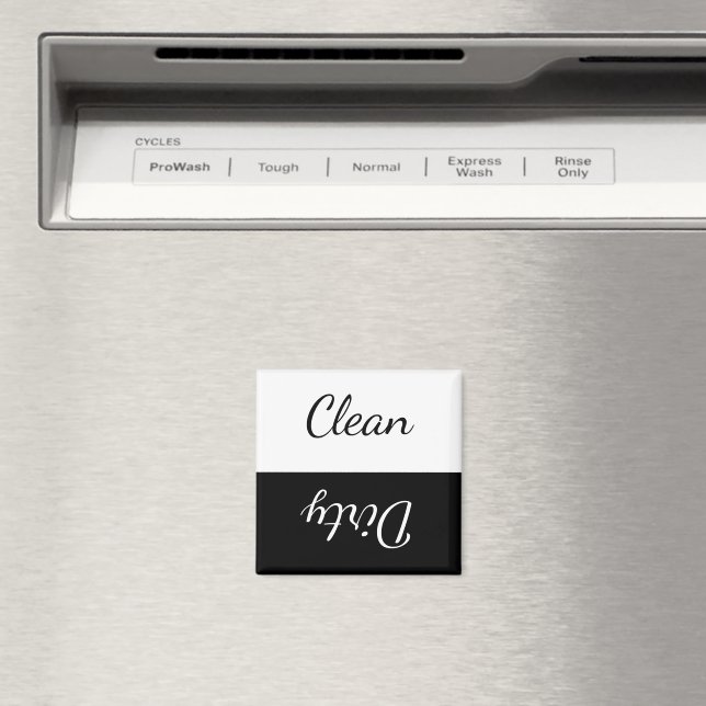 Diskmaskinens rena smutsiga indikator magnet (In Situ (Dishwasher))