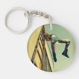 Disko galaktisktt Kim Keychain