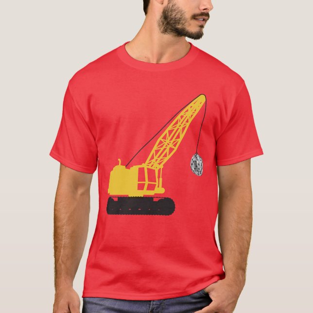 Disko som havererar boll t-shirt (Framsida)