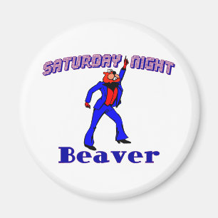 Diskobäver Magnet