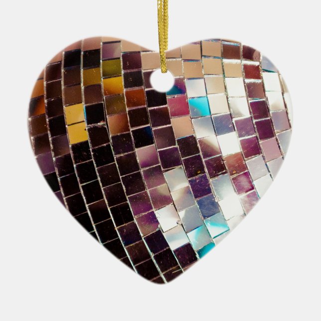 Diskoboll Julgransprydnad Keramik (Framsidan)