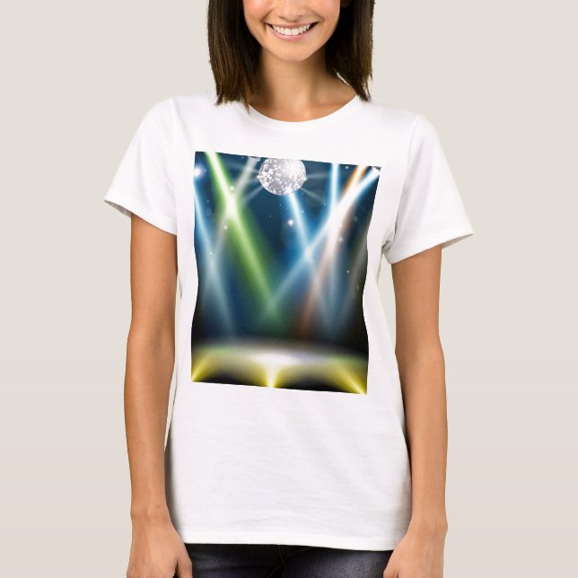 Diskobolldansgolv T-shirt (Framsida)