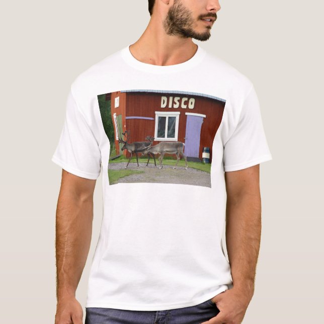 DISKOHJORT TEE (Framsida)