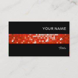 Diskot belägger med tegel rött belägger med tegel visitkort