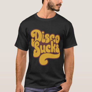Diskot suger Retro SeventiesmusikT-tröja T Shirt