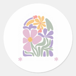 Diskret antitrast runt klistermärke