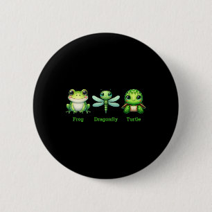 Diskret antitrump Politiskt humor Frog Dragonfly T Knapp