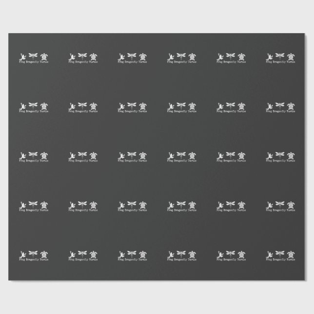 Diskret antitrumpantimon FDT Anti-Maga Frog Turtle Presentpapper (Platt)