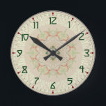Diskret Art Deco-klocka Rund Klocka<br><div class="desc">Art Deco-design med tydliga,  läsbara siffror.</div>