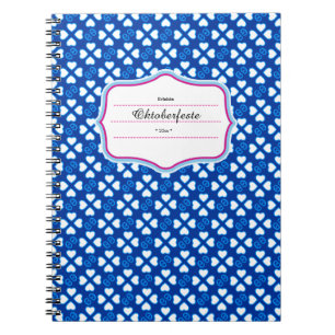 Diskret bayerskt anteckningsbok med spiral